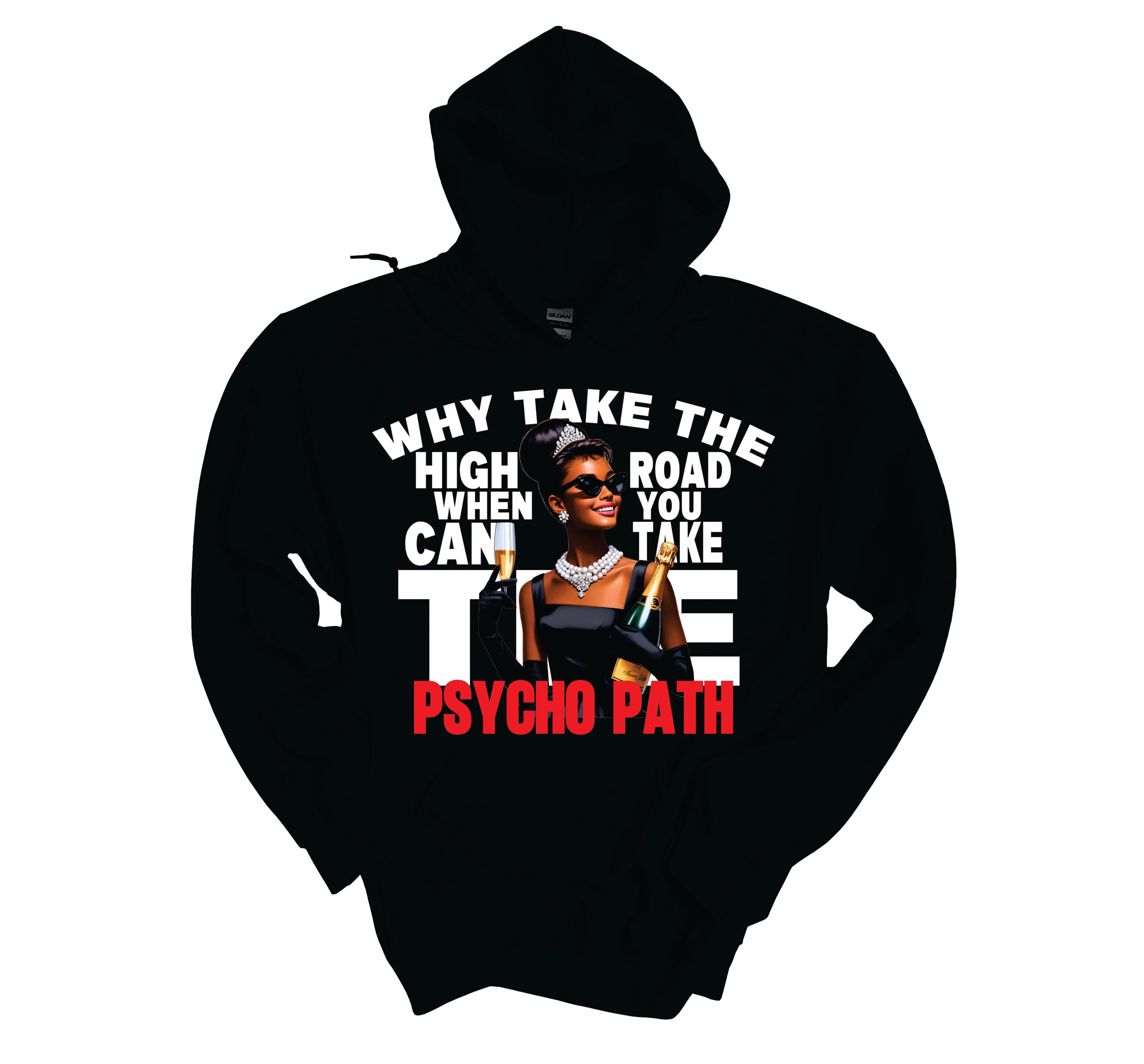 Why Take High Road Hoodie image 2