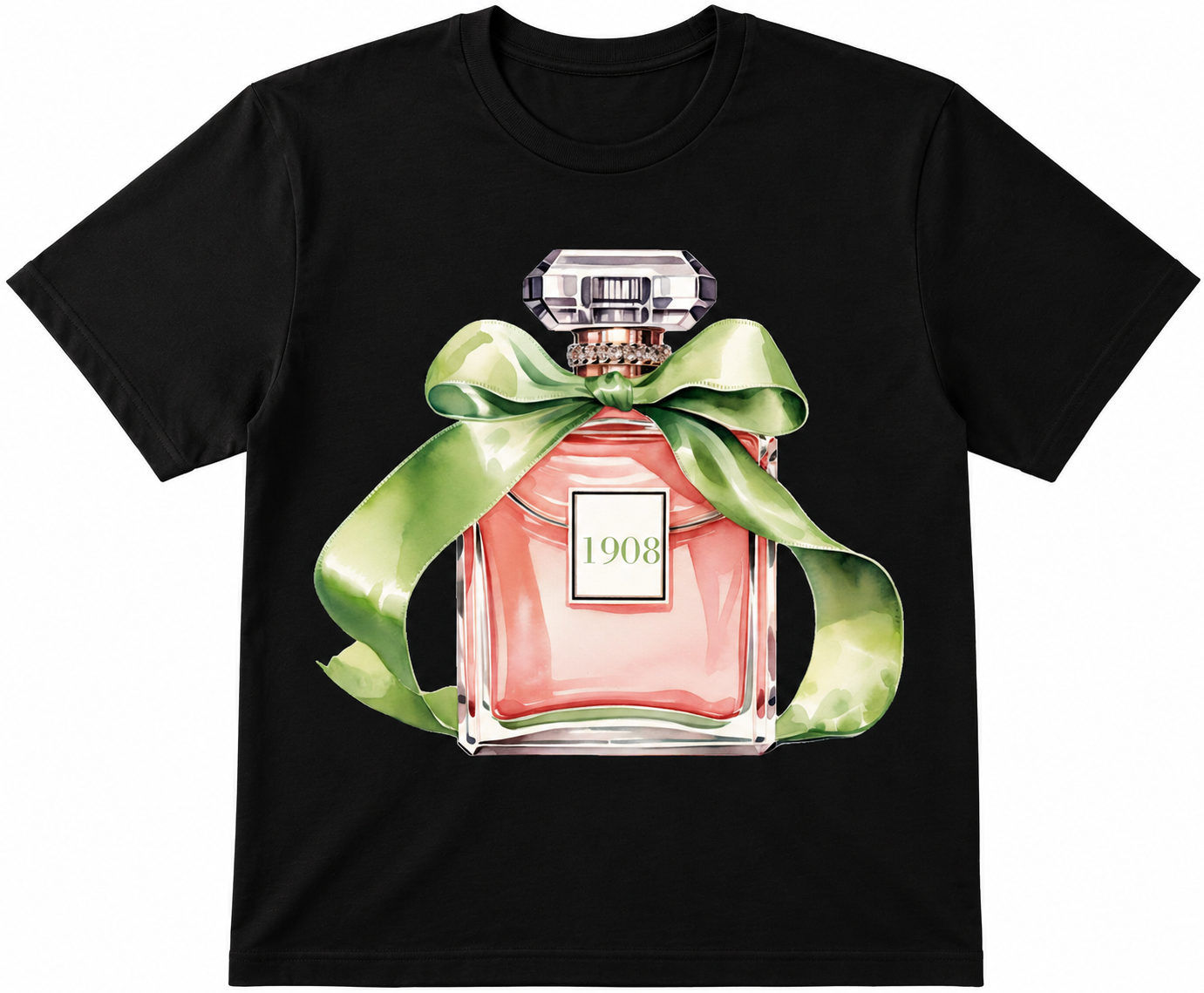 Sorority Perfume Bottle Black T-shirts