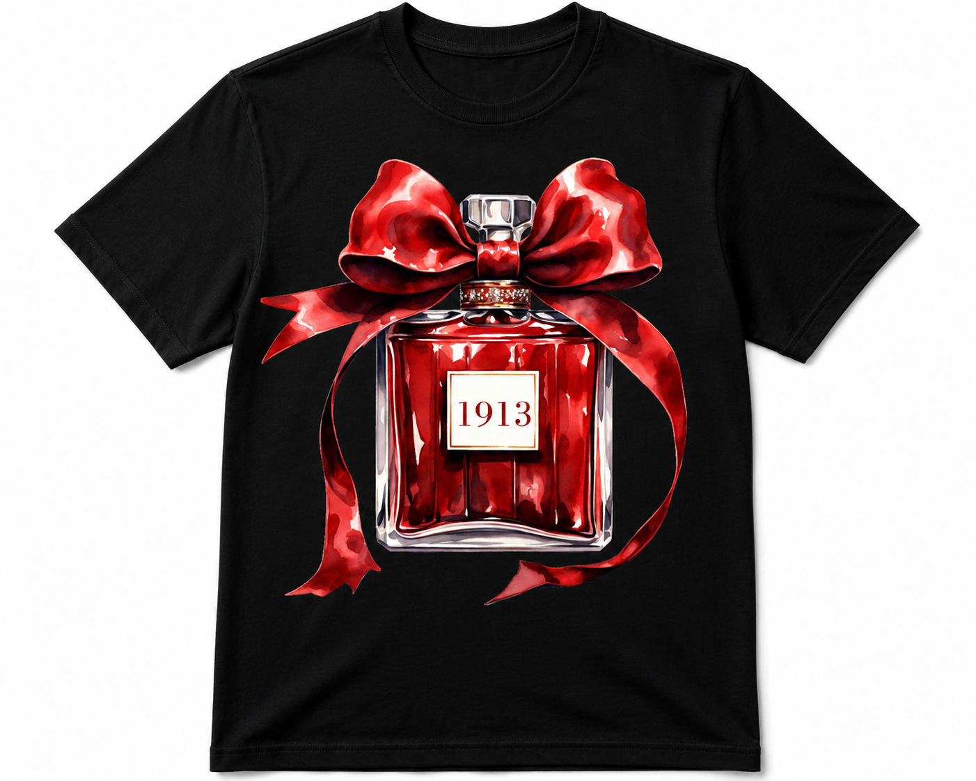 Sorority Perfume Bottle Black T-shirts