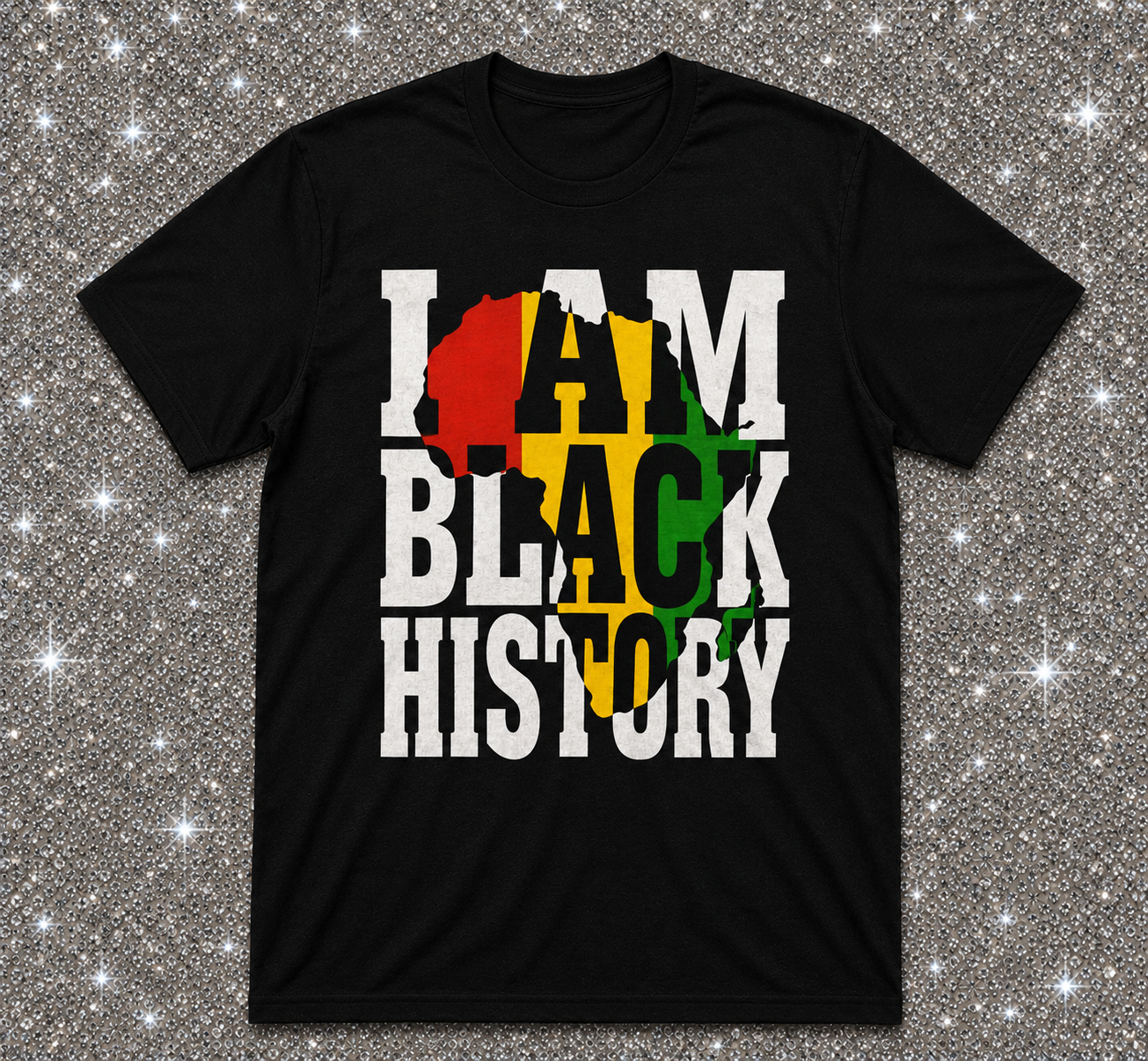 I Am Black History Color Block image 0