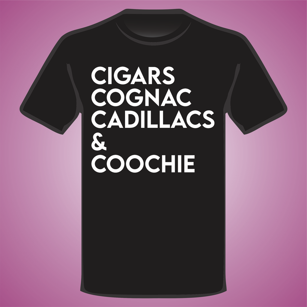 Cigars, Cognac, Cadillacs Tee image 0