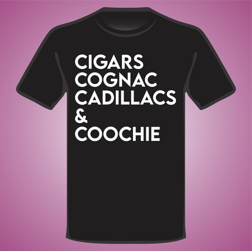 Cigars, Cognac, Cadillacs Tee image 0