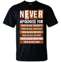 Never Apologize Tshirt image 0