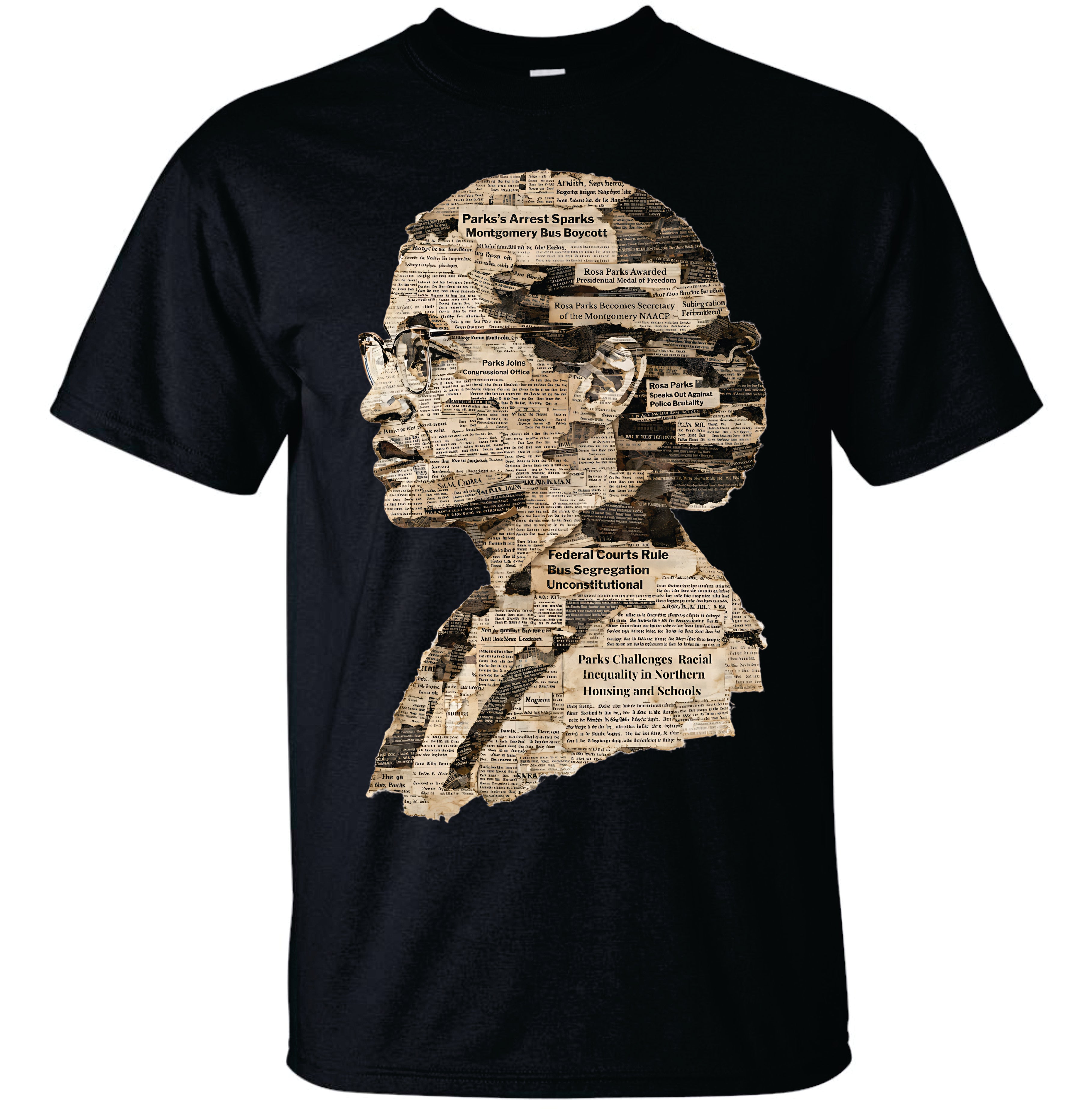 Greatness Headlines T-shirt image 3