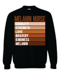 Melanin Nurse Sweatshirt image 0