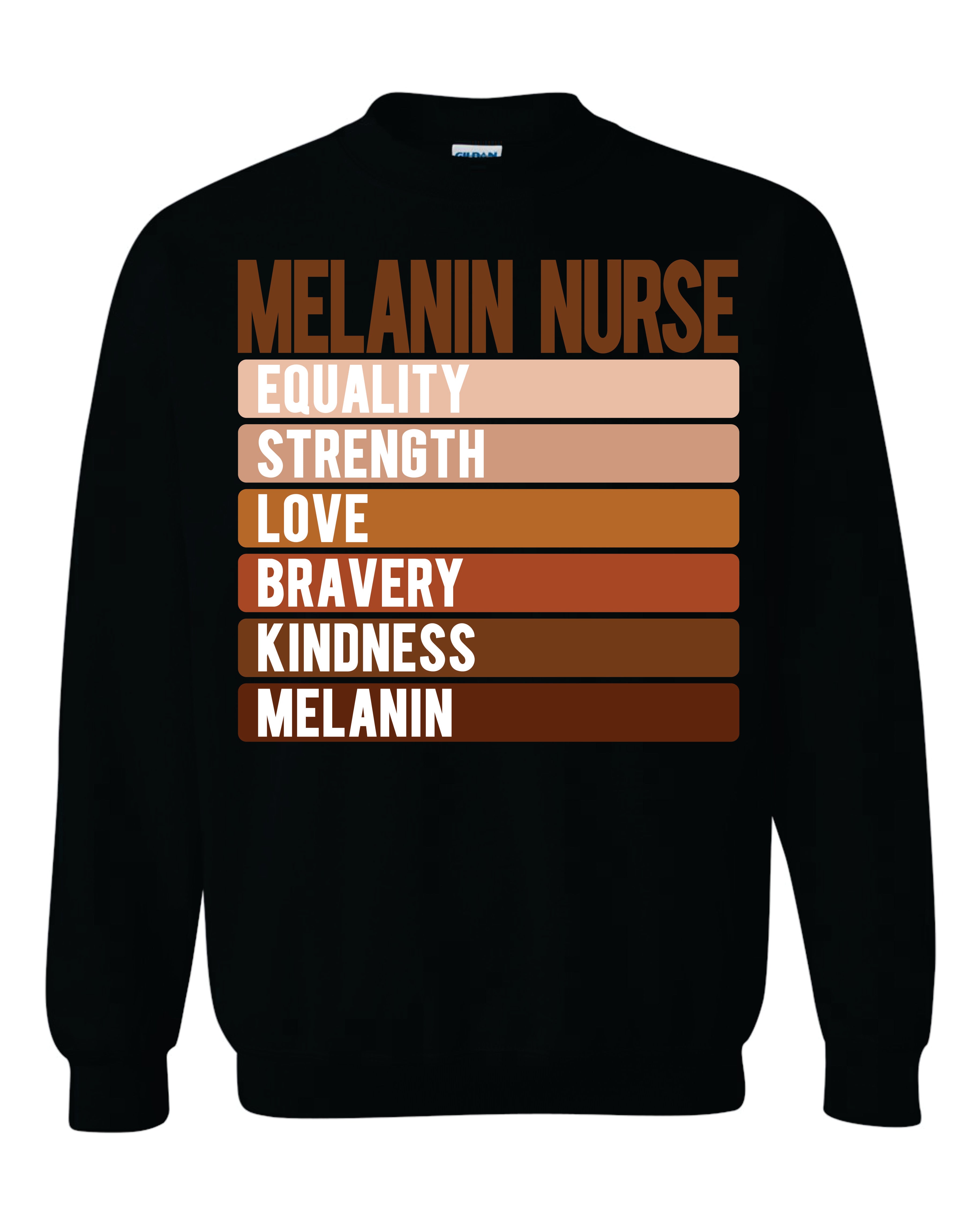Melanin Nurse Sweatshirt image 0