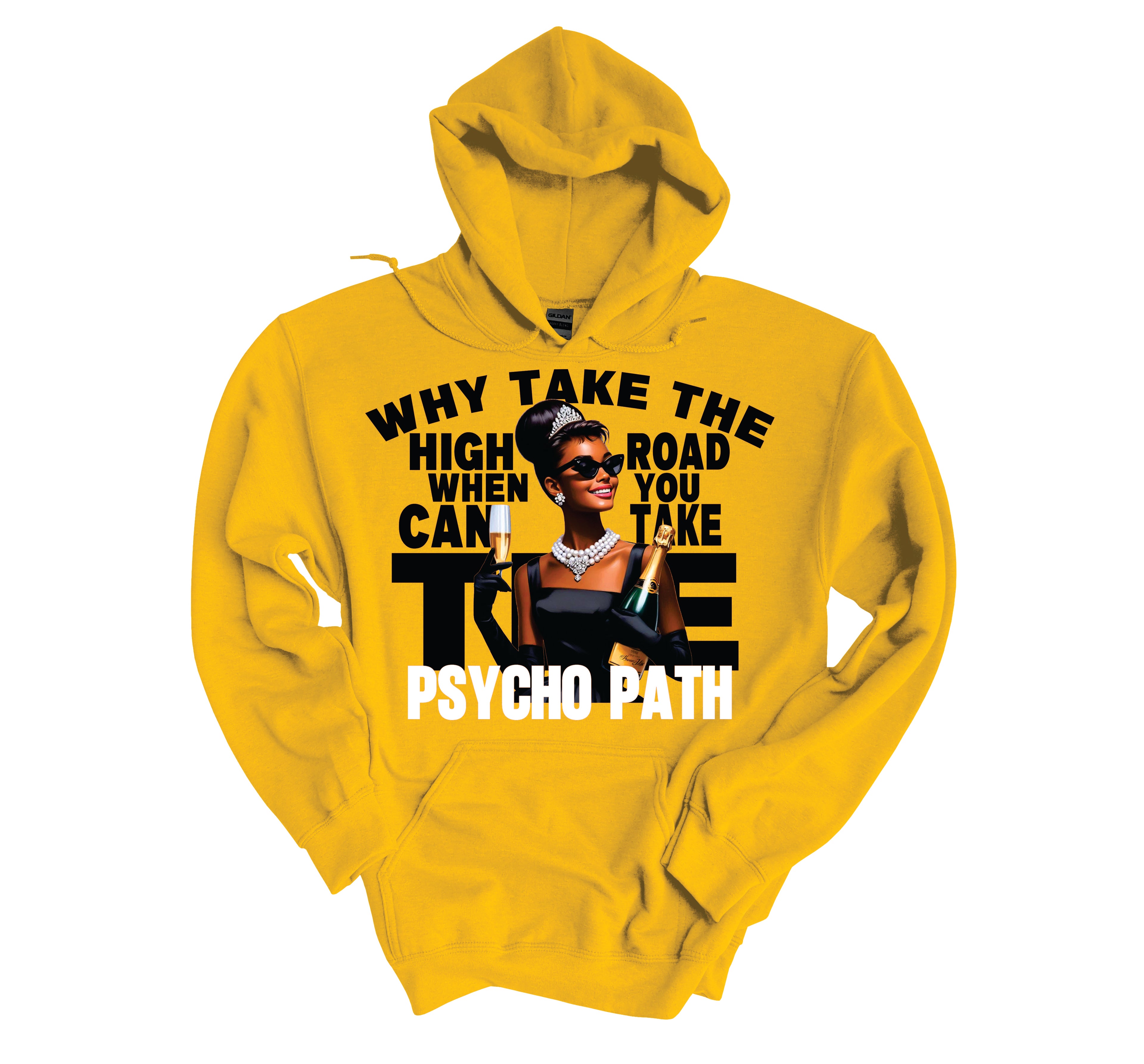 Why Take High Road Hoodie image 0