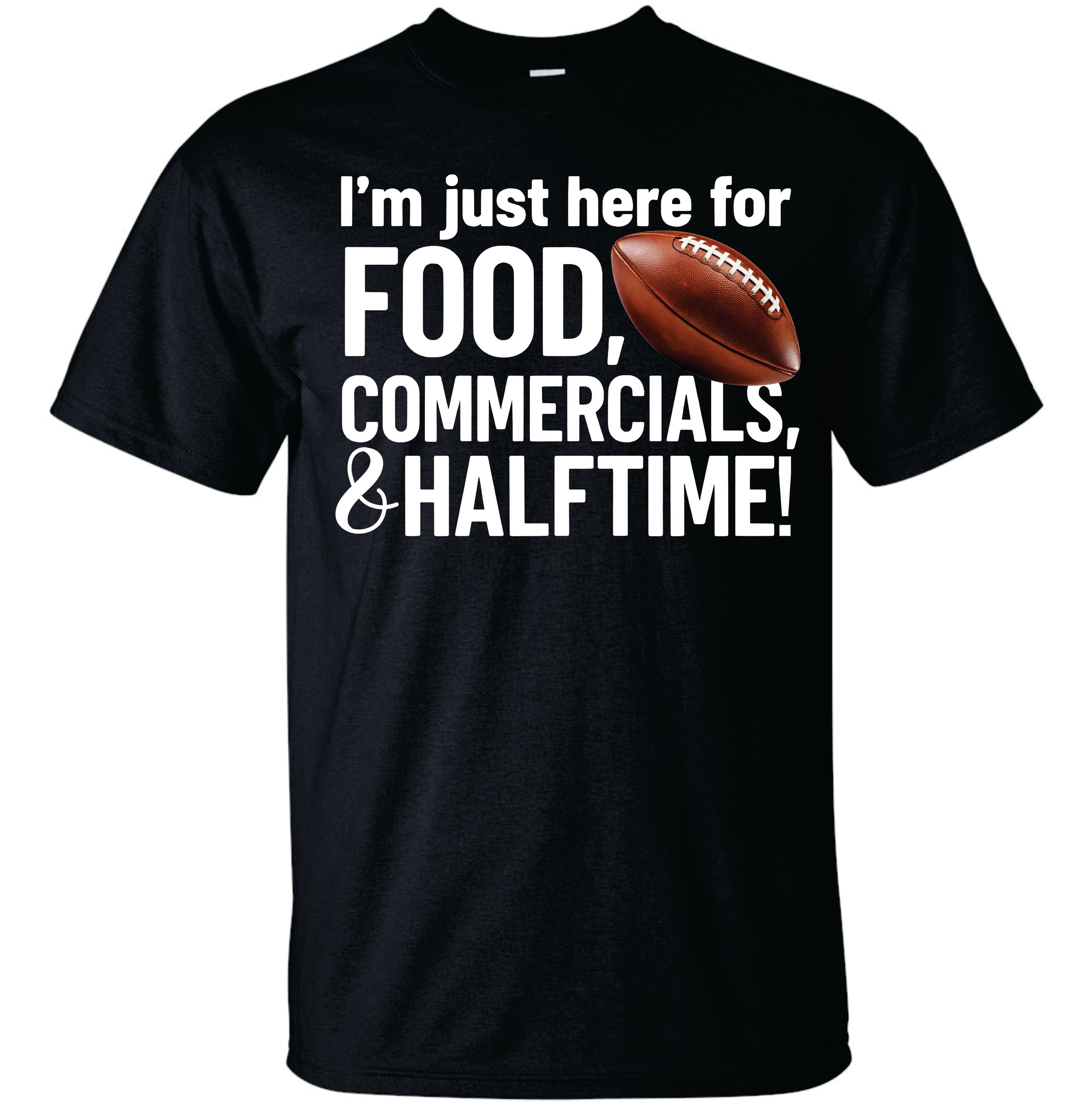Just Here for Food Tee image 0
