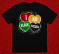 I Am Black History Color Hearts image 0