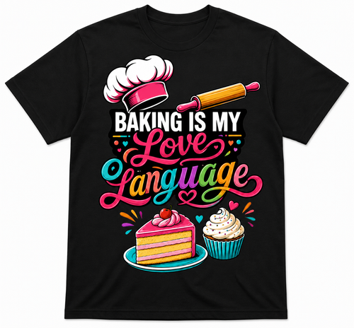 Baking is My Love Language T-shirt