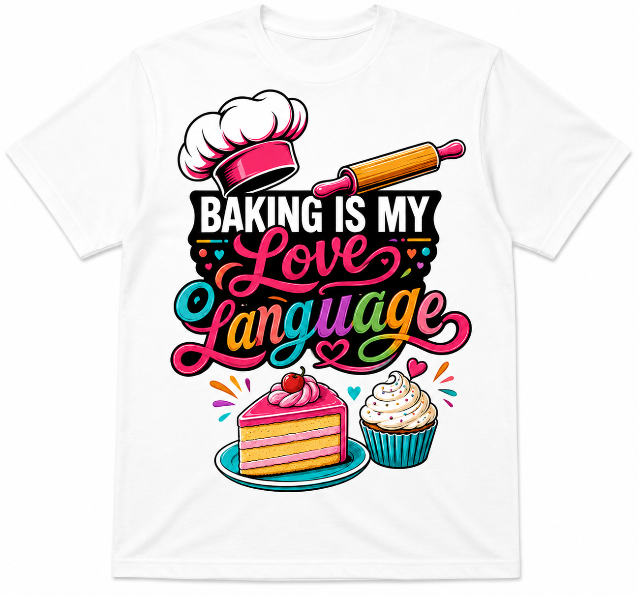 Baking is My Love Language T-shirt