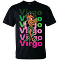 Virgo Black Betty with Green Dress T-shirt