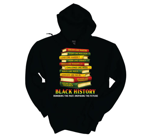 Black History Book Stack Hoodie image 0