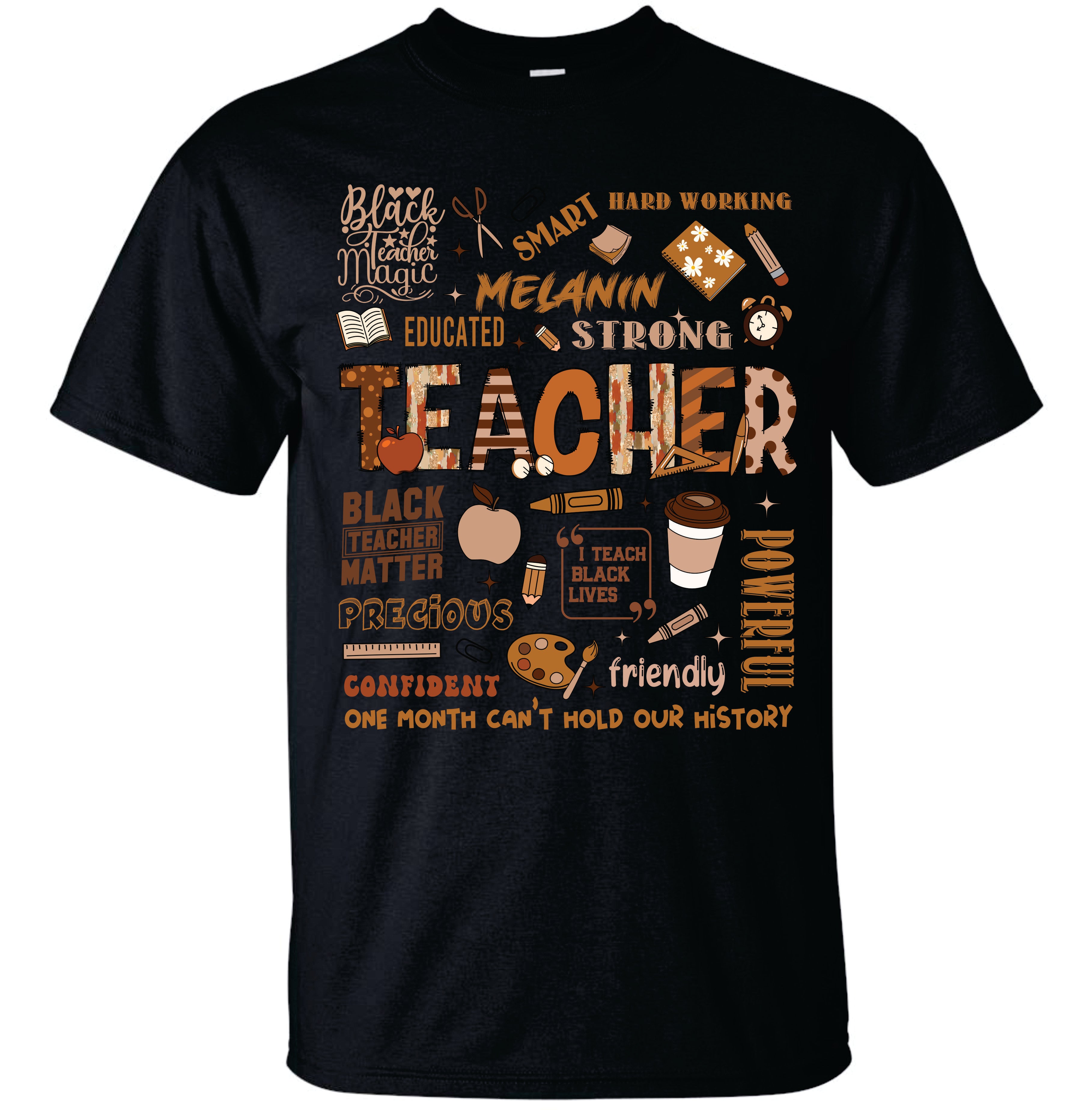 Melanin Teacher T-shirt image 0