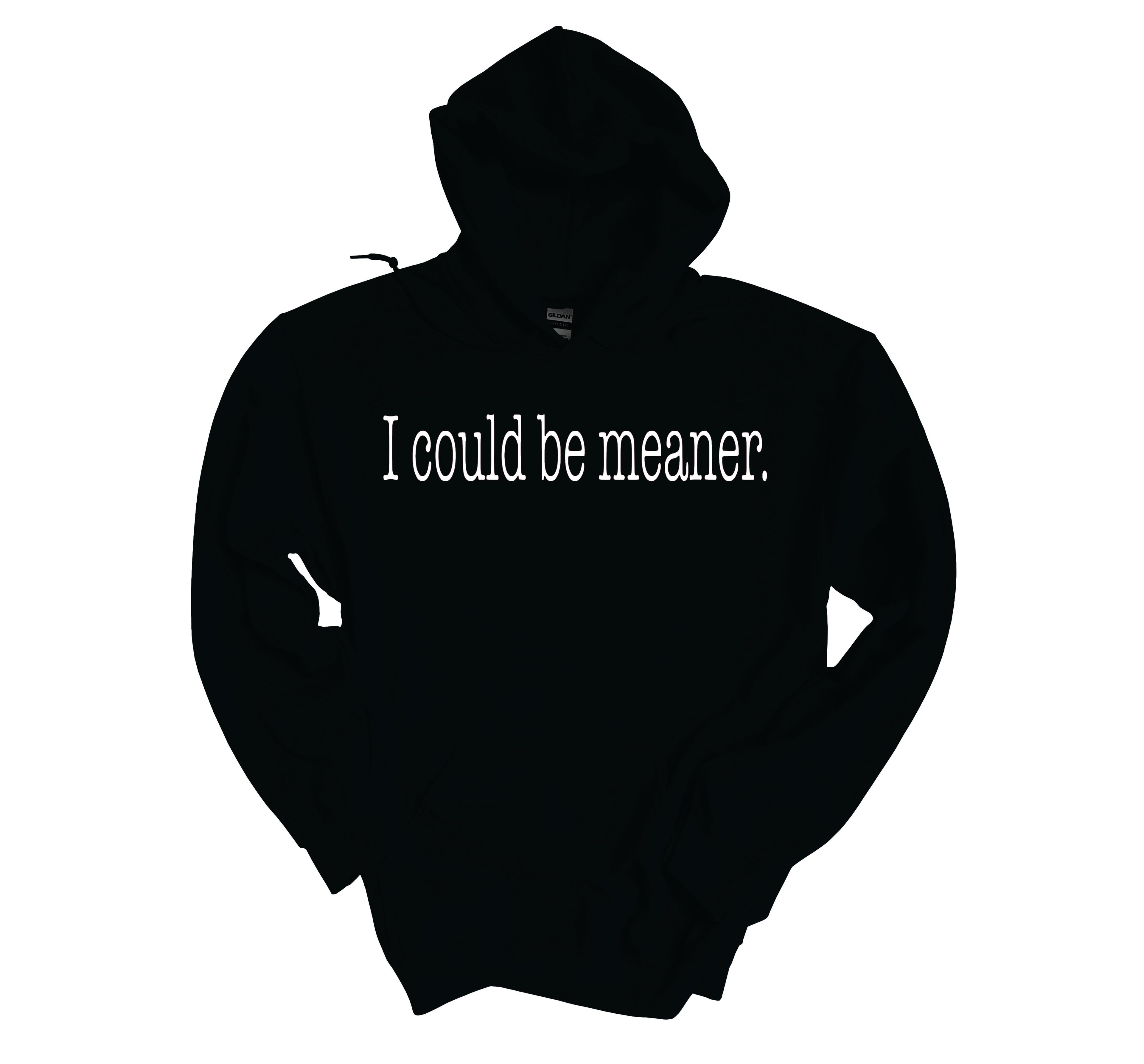 I Could Be Meaner Hoodie image 1