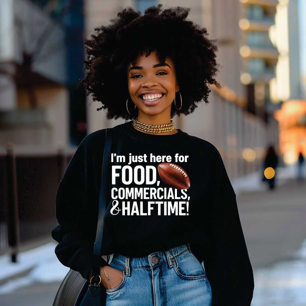 Just Here for Food Tee image 1