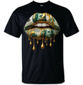 Money Gold Drip Lips T-shirt